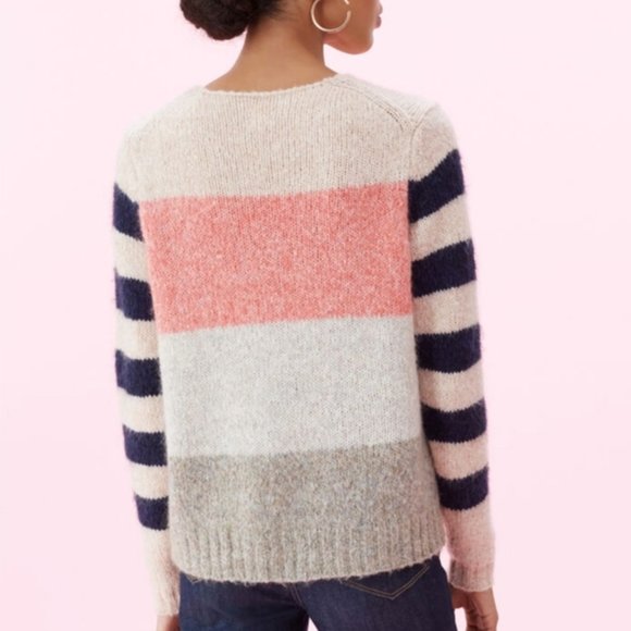 La Vie Rebecca Taylor Striped Sweater - Picture 4 of 10